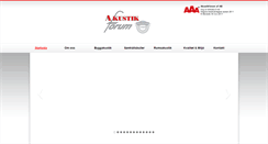 Desktop Screenshot of akustikforum.se